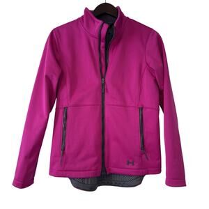 Under Armour Cold Gear Infrared Soft-Shell Jacket Women's Medium Magenta